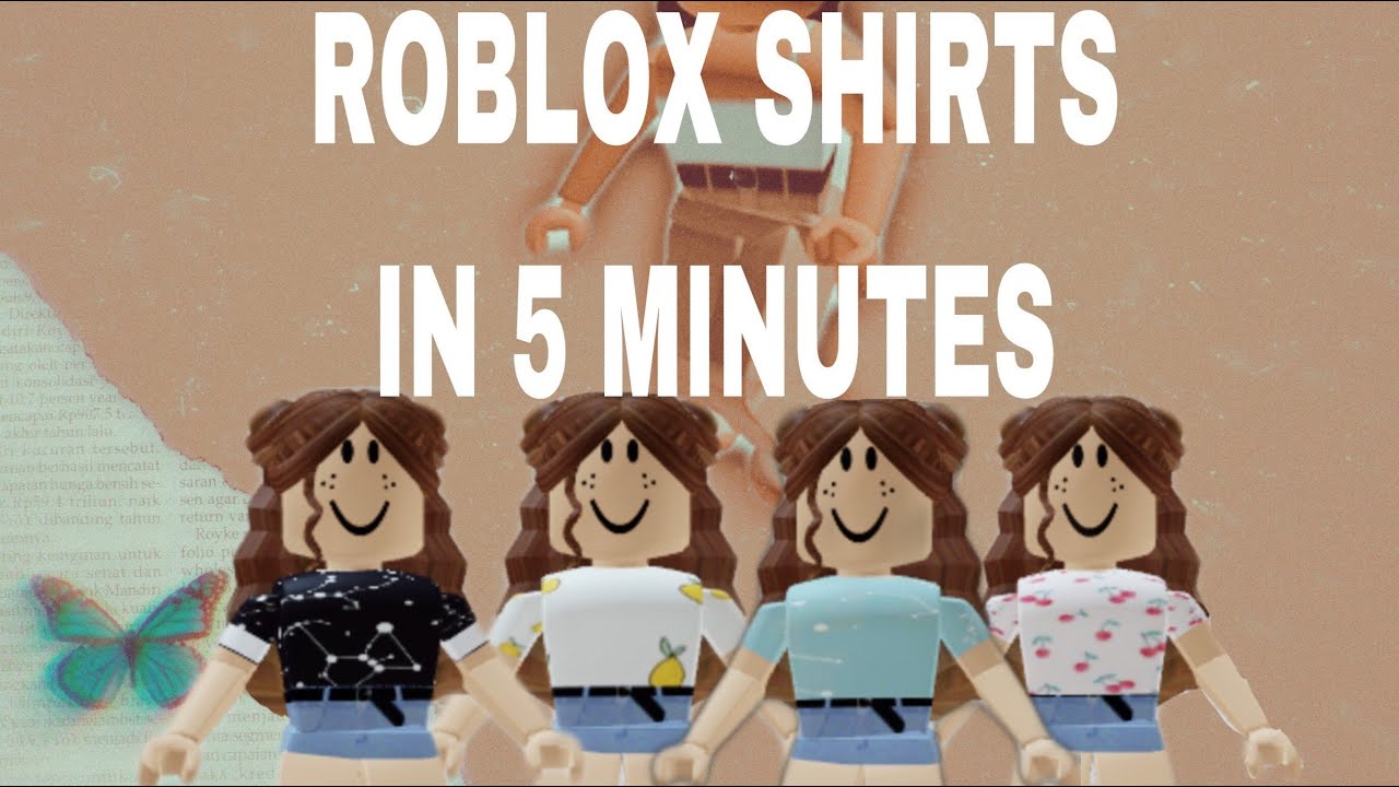 HOW TO MAKE SHIRTS IN ROBLOX|EASY|SIMPLE ON PIXLR FOR FREE - YouTube