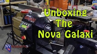 Nova Galaxi 1644 Lathe Unboxing and Assembly