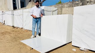 बिल्कुल दूध जैसा सफेद मकराना मार्बल | Plain White Marble | Makrana Pure White Marble | 8769981030