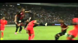 OGC Nice vs FC Barcelona 1-1 Xavi Goal, Penalty
