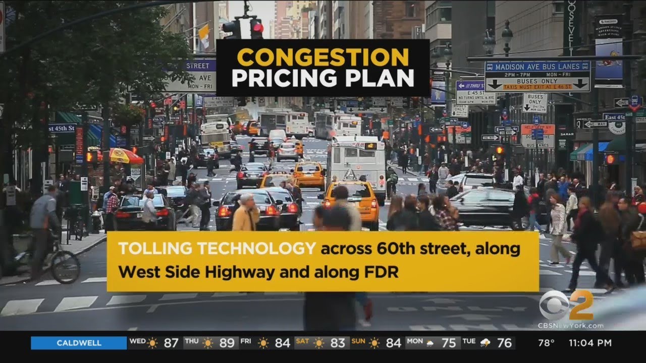 MTA Reveals Details Of Controversial Congestion Pricing Plan - YouTube