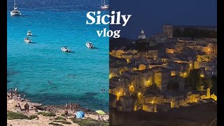 Italy sicily vlog 시칠리아 여행 | 파비냐나 & 라구사 (환상의 섬에서 물놀이, 시칠리아 최애 도시)