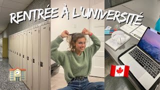 Rentrée à l'université | Exchange Student au Canada