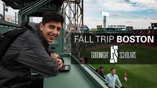 Goodnight Scholars Program Fall Break Trip: Boston