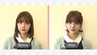 dea ヘアアレンジ#50 村田倫子「三つ編みこみをくるりんぱで外はねカジュアルアレンジ！」