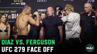 Nate Diaz vs. Tony Ferguson Final Face Off | UFC 279 Ceremonial Weigh-Ins