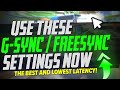 The BEST G-SYNC settings are SO EASY and you NEED to try them! *GUIDE* (Freesync & G Sync)