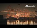 Shipping Port - Blender 3D Animation