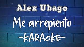 Karaoke - Alex Ubago - Me arrepiento