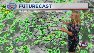 Warm today, midday showers