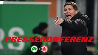 Oliver Glasner nach dem Last Minute-Sieg I Pressekonferenz nach Fürth - Eintracht