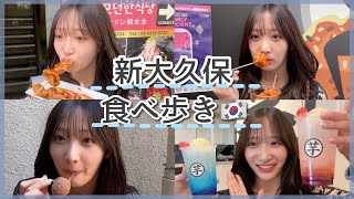 【食べ歩き】新大久保でチートデー爆食したら楽しすぎた🇰🇷❤️