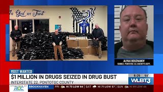 Man arrested after $1 million in drugs recovered during traffic stop in Mississippi