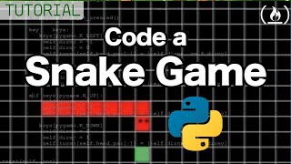 How to create a Snake game using python | Python Project
