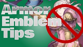 Fire Emblem Heroes Armor Emblem Tips - DON'T DO THESE 5 THINGS! - Fire Emblem Heroes Gameplay