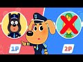 Who is the Best? Officer Dobermann or Little Duck - Help Officer to Win the Game - Babybus Games