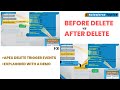 Before Delete and After Delete of Salesforce Apex Triggers – Explained with a Demo