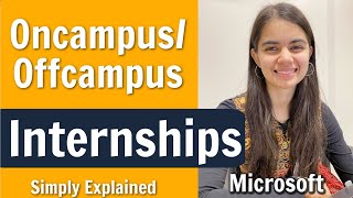 All about Internships | How to get Internship as a Software Engineer | Off-campus/On-campus