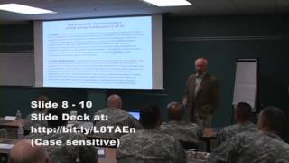 Don M. Snider, Ph.D. - Army Profession and Ethic