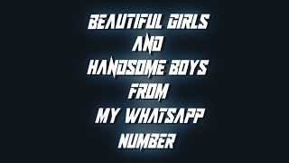 I Have No Beautiful Girls And Boys My WhatsApp Number [ Say Less song ] Alight Motion Edit🔥🔥