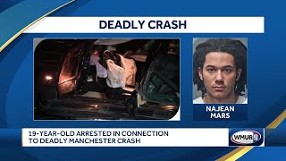 19-year-old arrested in connection to deadly Manchester crash