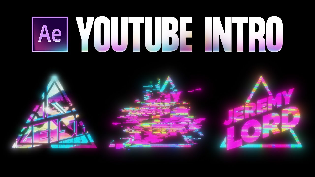 Animating A Glitch Effect Youtube Intro In After Effects - YouTube