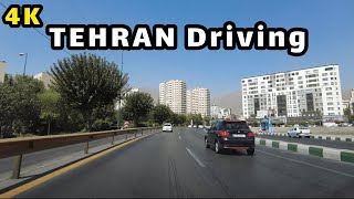 Driving Tehran (IRAN)- Highway \u0026 Downtown -scenic drive! Travel to IRAN with me !