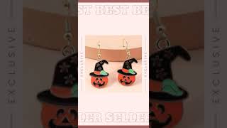 Halloween-Themed Drop Earrings - Spooky \u0026 Fun Designs for the Perfect Costume Accessory 🎃