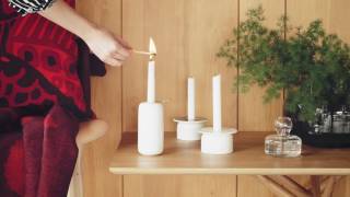 Marimekko Liekki and Loimu candleholders | FinnishDesignShop.com