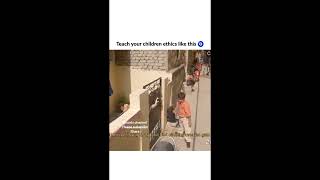 "Teach your children ethics like this" viral video