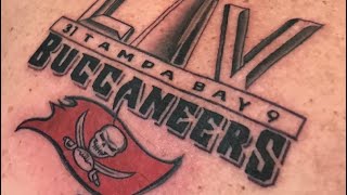 Tampa Bay Buccaneers Bruce Arians gets SUPER BOWL TATTOO!