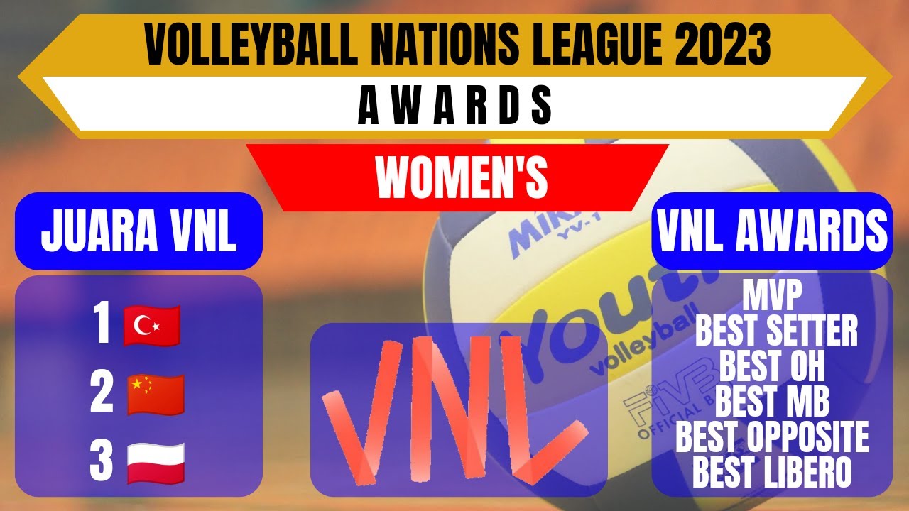 Penghargaan VNL 2023 Women's | VNL Women's Individual Awards | FIVB ...