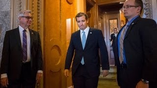 Cruz ends 21-hour speech, then votes with Dems
