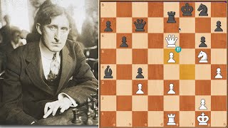 📌 Frank Marshall le SACRIFICA su dama en Ajedrez tres veces a Capablanca