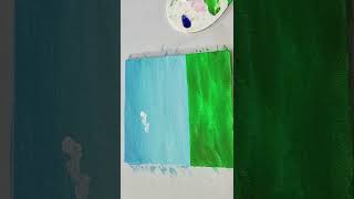 How To Paint A Forest | Summer Season | Easy Painting #shorts | Step By Step | Artwork Neelam