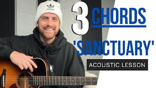 Sanctuary || 3-Chord Acoustic Guitar Worship Lesson
