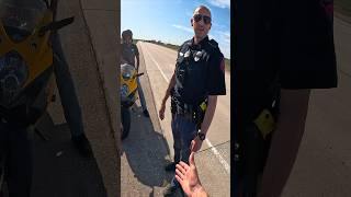 Cop thought bikers were lying to him 🚔 ⁠@Jeremiah_Staab