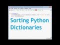 How to Sort a Python Dictionary By Value or Key!