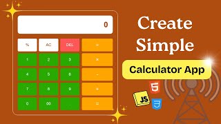 Build Your Own Calculator App with HTML, CSS & JavaScript ⚡ | Bangla Tutorial