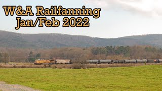 W\u0026A Railfanning Jan/Feb 2022