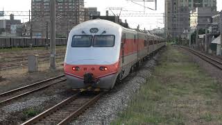 (4K) 135次 推拉式自強號E1000(E1043, E1042)通過北新竹車站