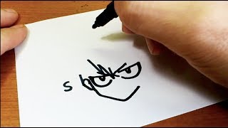 How to draw SHIKI（Eden's Zero）Using How to turn name into Manga