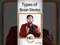 types of brain strokes brain stroke hi9 dr. k. shivanand