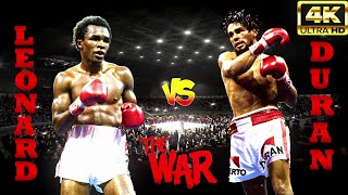 Sugar Ray Leonard (USA) vs Roberto Duran (Panama) | Amazing Brutal Boxing Fight Highlights | 4K HD