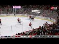 dmitri voronkov lays hits against tkachuk forsling and ekman larsson vs panthers 6 nov 2023