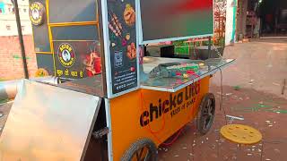 chicka litti || taste of Bihar||all fancy food truck||cart club Patna 70fit hulukpur mob:-9905959160