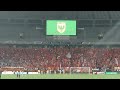 勝利を喜ぶエスパルスサポーター 東京ヴェルディvs清水エスパルス 味の素スタジアム 2023 8 6  