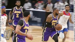 LeBron James SICK No-Look Alley-Oop Assist to Anthony Davis - Lakers vs Pelicans | May 16, 2021
