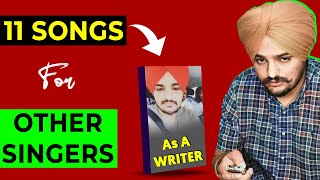 Explain Sidhu Moose Wala Leaked Songs | 11 Songs for Other Singers | New Song #explainervideo