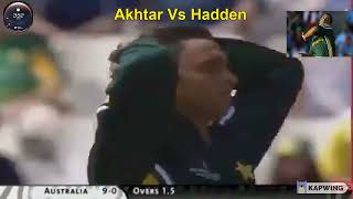 Shoaib Akhtar VS Mathew Hayden Fastest Bowling Ever | #Minecraftshorts #shortsvideo